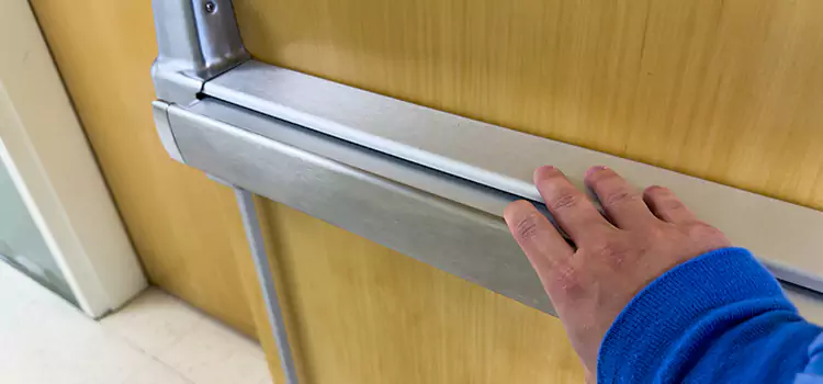 Installing a Push Bar on a Door Loma Linda